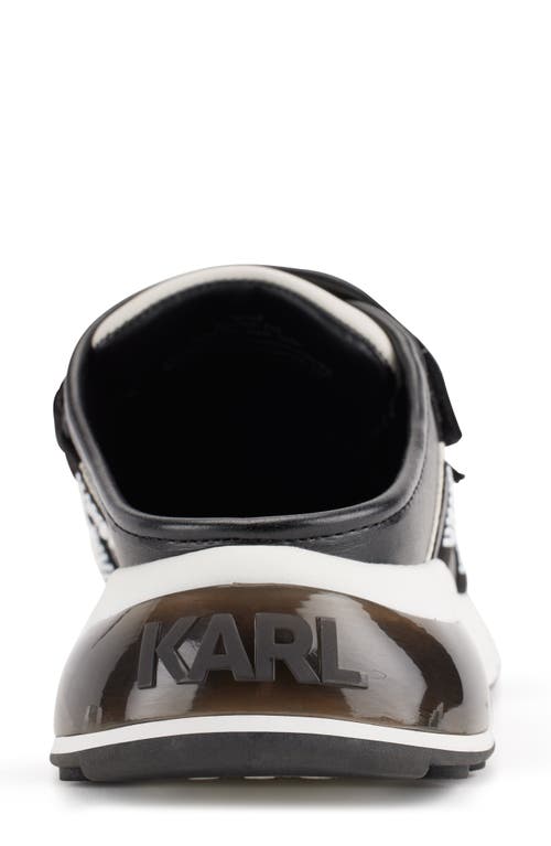 KARL LAGERFELD KARL LAGERFELD PARIS DEVORA EMBELLISHED SNEAKER MULE
