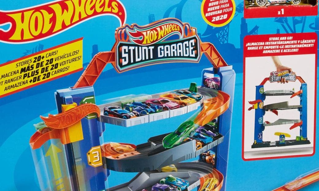 hot wheels stunt garage playset