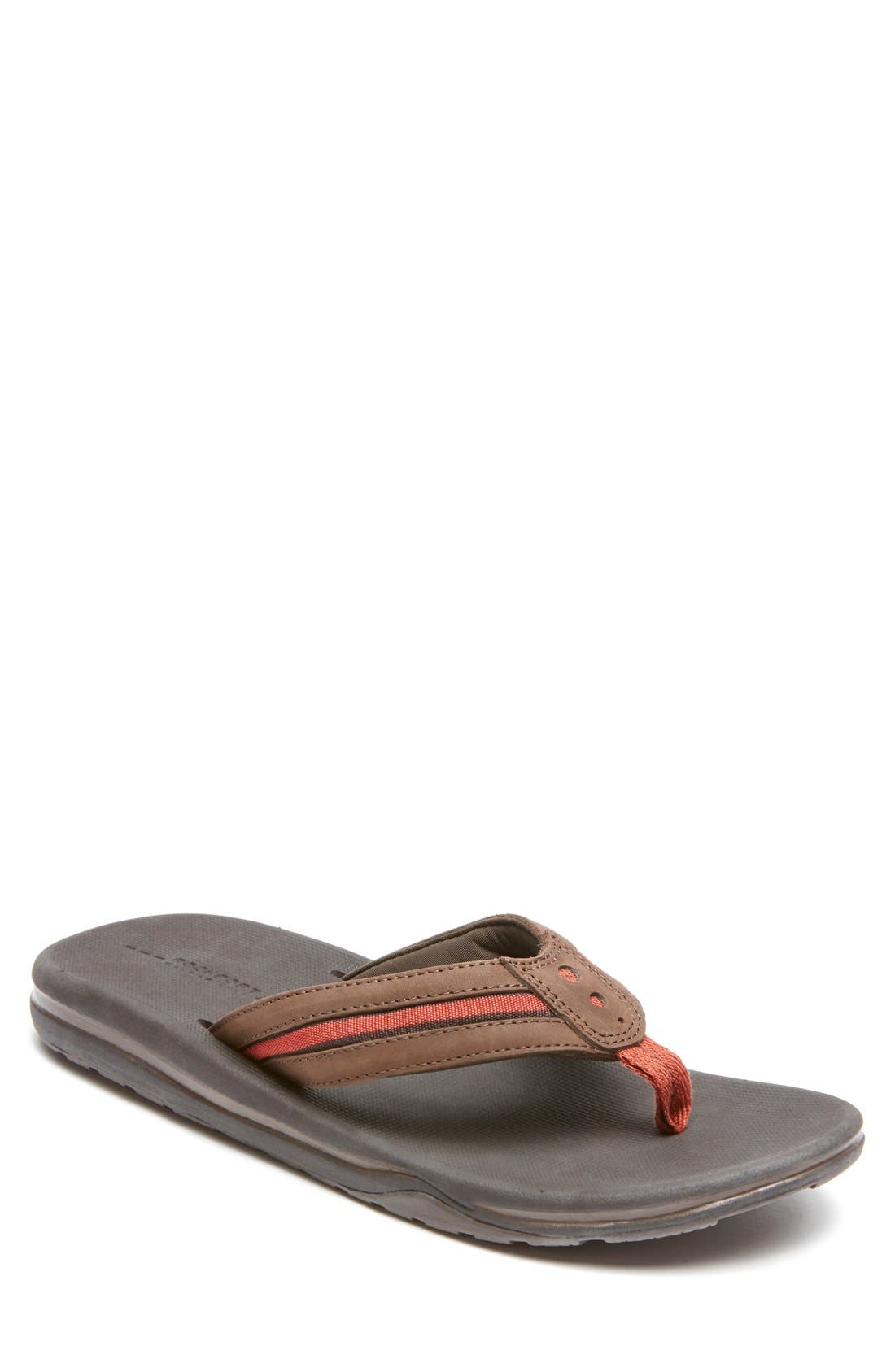 rockport xcs flip flops