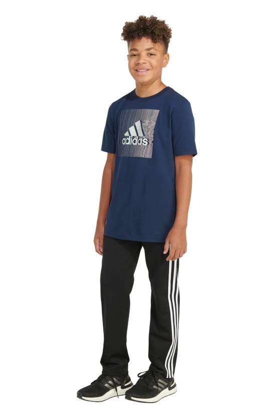Shop Adidas Originals Kids' Mirage Graphic T-shirt In Collegiate Navy