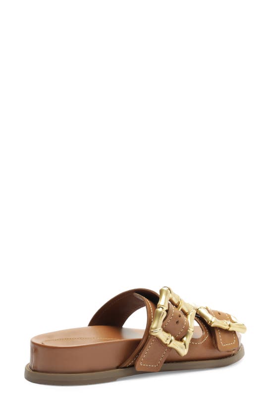 Schutz Enola Dual Buckle Sporty Slide Sandals In New Wood Modesens 4836