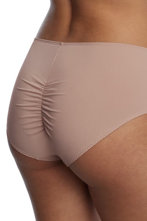 Skarlett Blue Entice Front Lace Brief In Romance/rose Gold