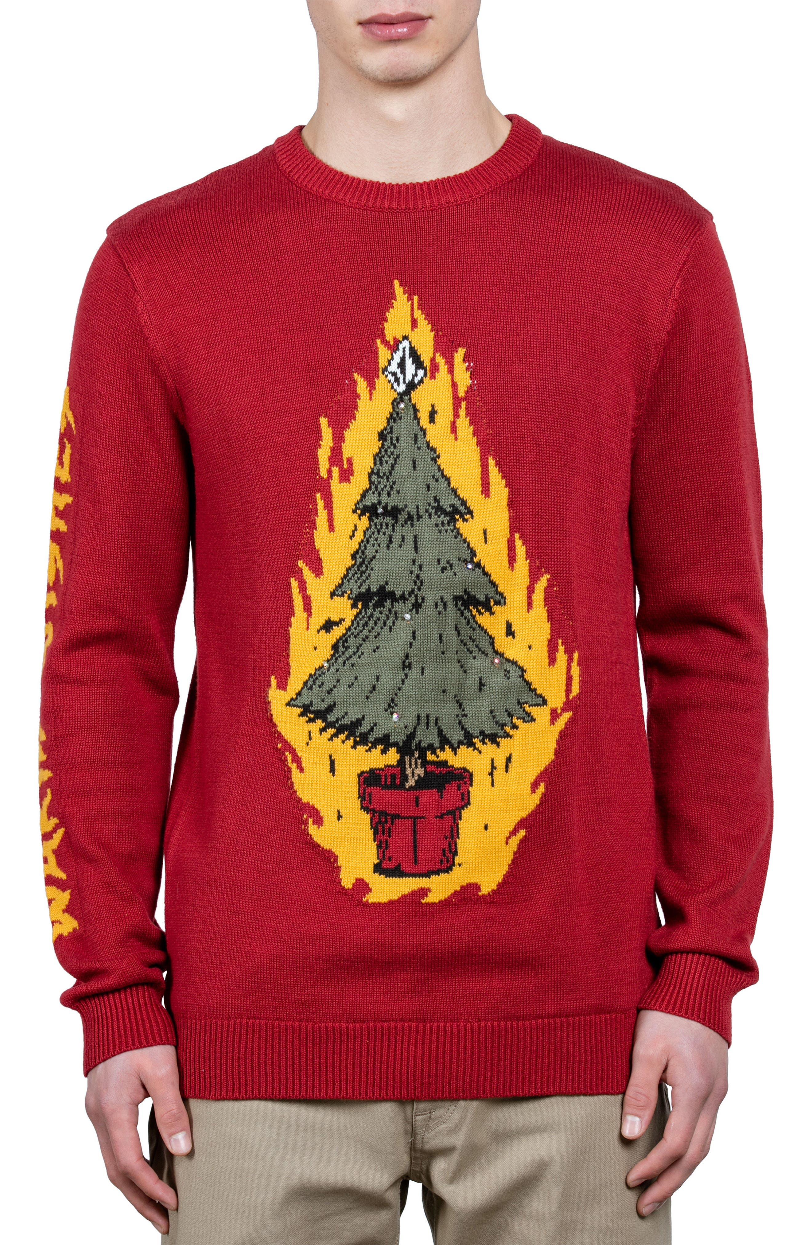 volcom christmas sweater