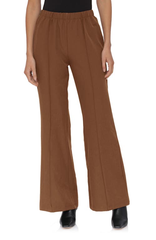 Shop Bagatelle Pull-on Wide Leg Pants In Toffee