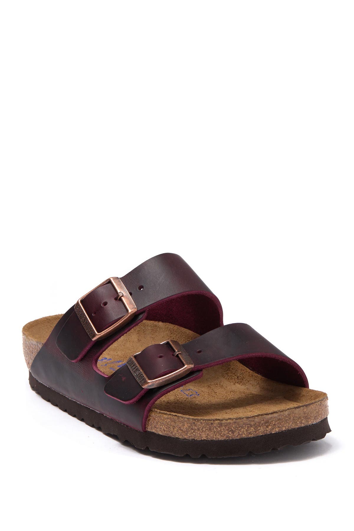 unisex arizona oiled leather regular sandals