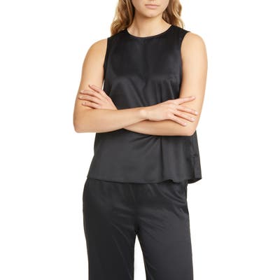 Eileen Fisher Recycled Polyester Tank, Black