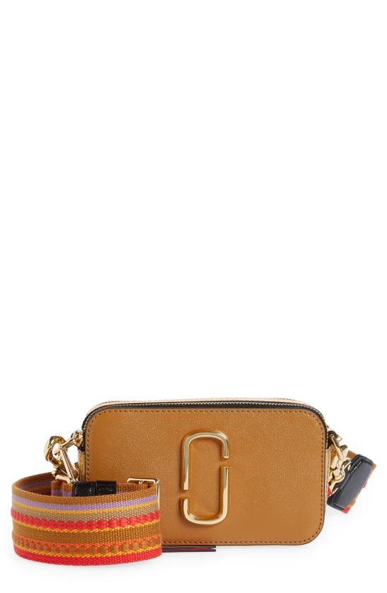 The Snapshot Shoulder Bag In Leather Color Leather In Multi-coloured