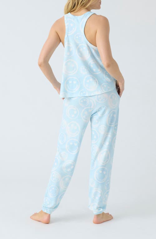 Shop Pj Salvage Happy Days Peachy Pajamas In Light Sky