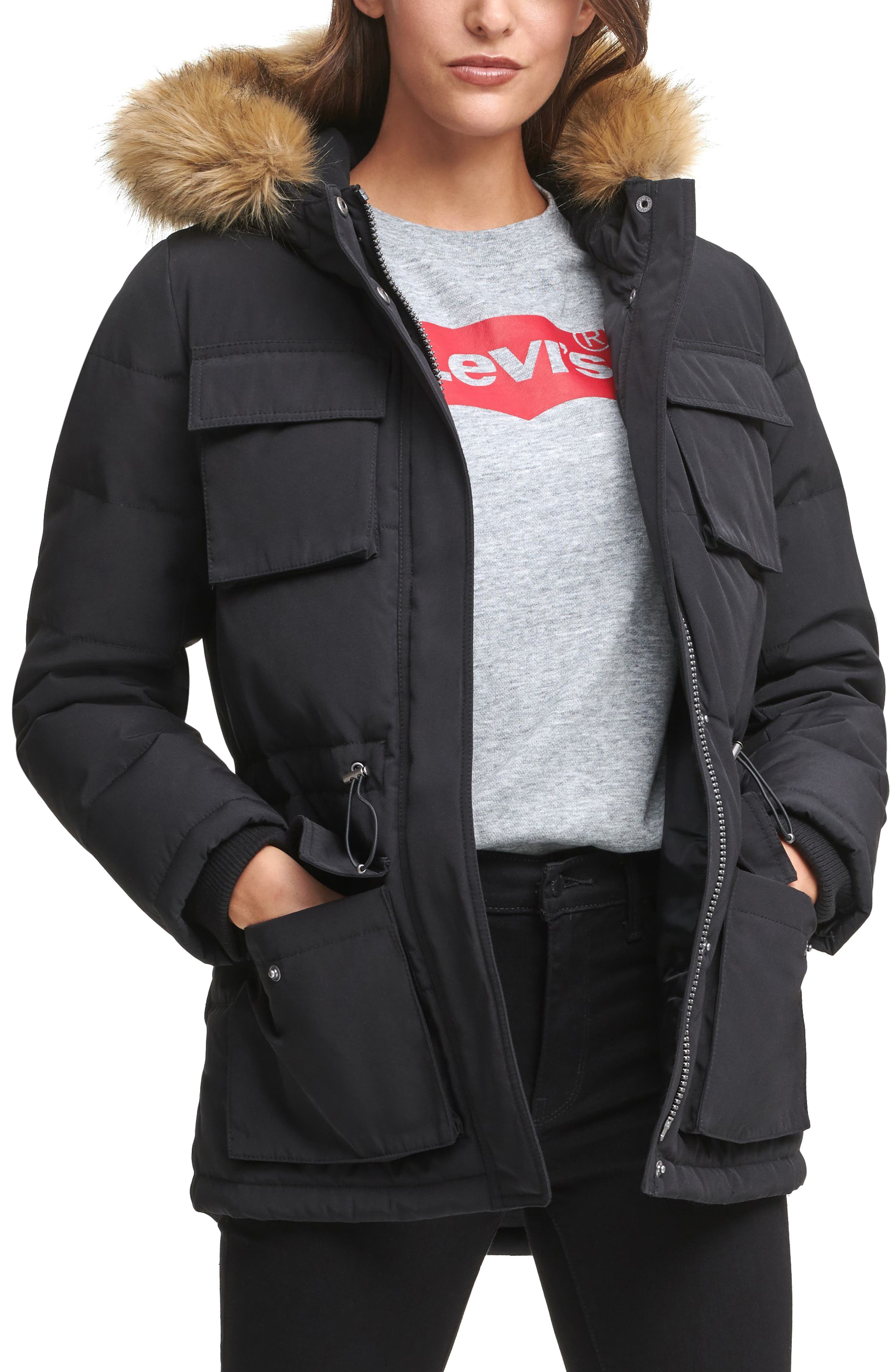 weatherproof women's jacket with detachable hood