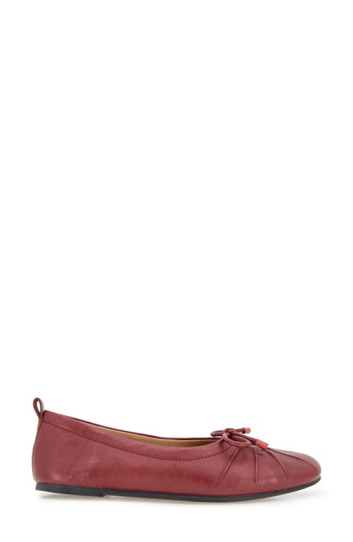 Shop Gentle Souls By Kenneth Cole Gentle Souls Marilyn Ballet Flat In Rio Red Leather