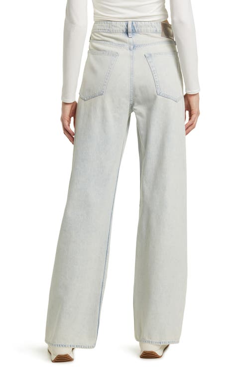 Rag & Bone Logan Wide Leg Jeans In Icefall