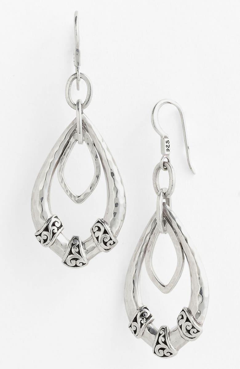 Lois Hill 'Classy Cutout Waves' Hammered Drop Earrings | Nordstrom