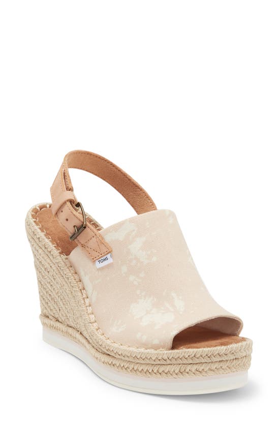 Shop Toms Monica Wedge Sandal In Natural Monica Sand