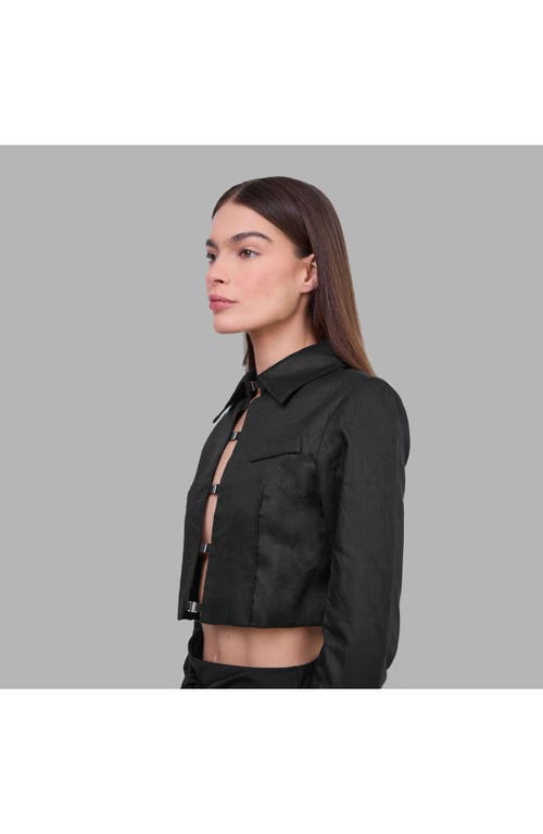 Blvck Paris Blvck Linen Jacket In Black