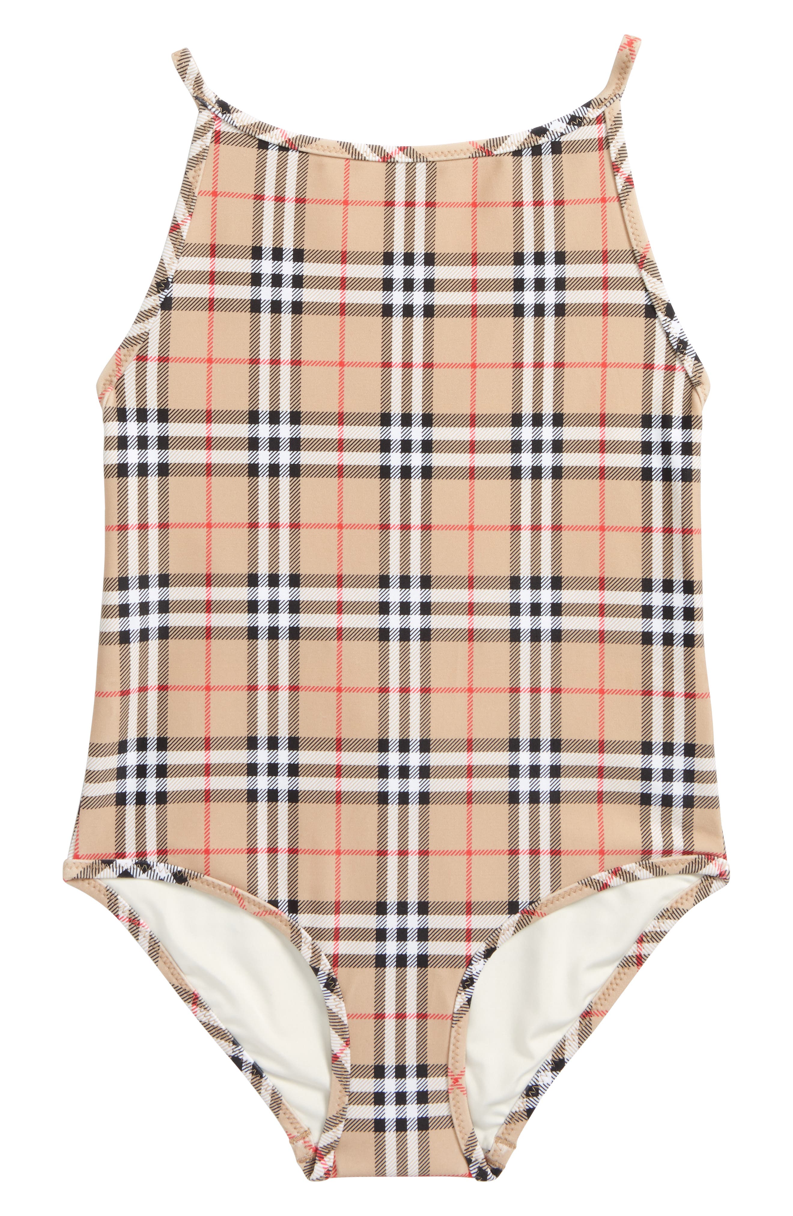 Burberry Sandie Check OnePiece Swimsuit (Little Girls & Big Girls
