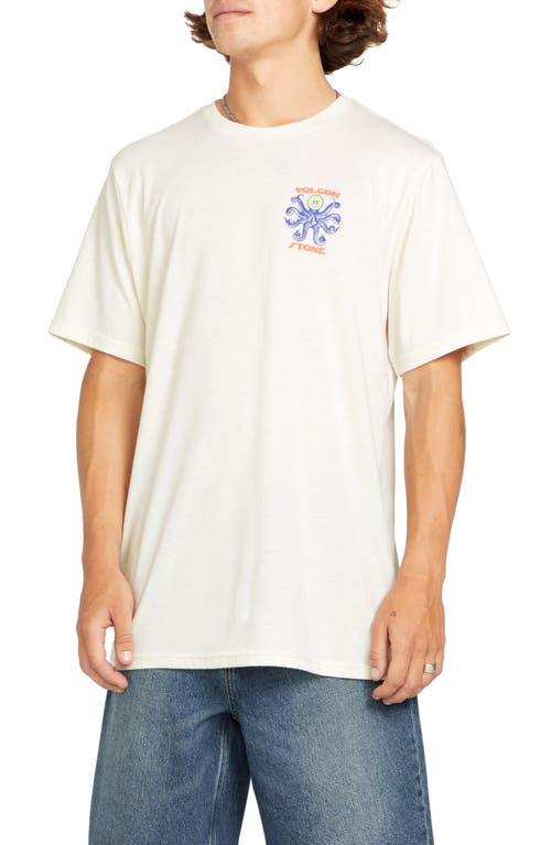 Octoparty Graphic T-Shirt in Off White