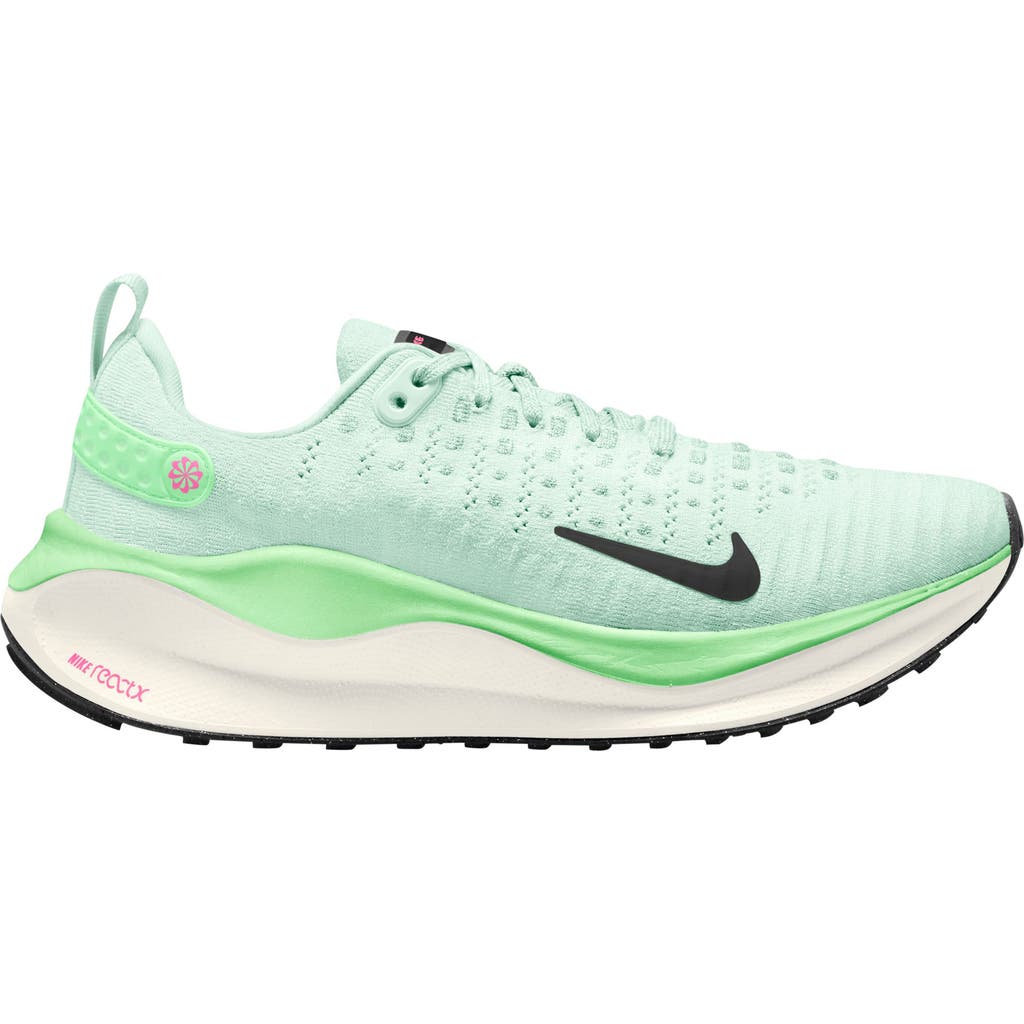 Nike Infinityrn 4 Running Shoe In Barely Green/black/green