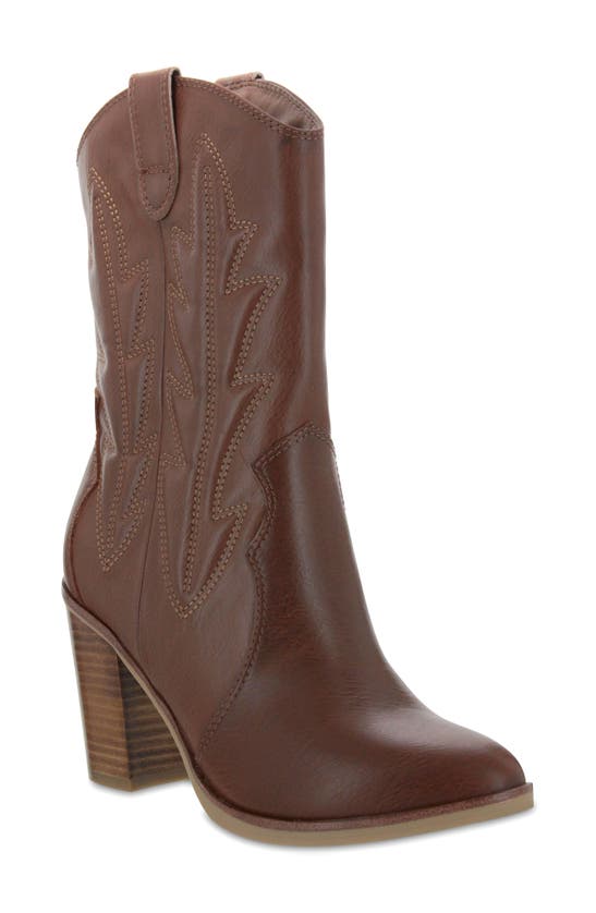 Mia Raylyn Western Boot In Luggage Ma