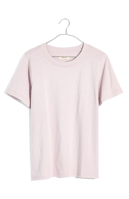 Madewell Supima® Cotton Essential Tee In Pale Lilac