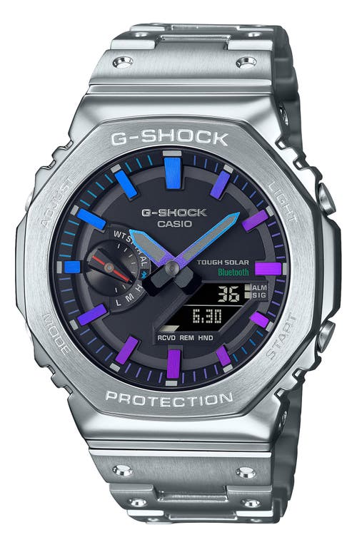 G-SHOCK 2100 Series 40th Anniversary Bracelet Watch, 44mm in Silver at Nordstrom