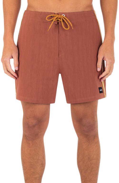 Hurley Phantom Naturals Sessions Board Shorts in Zion Rust