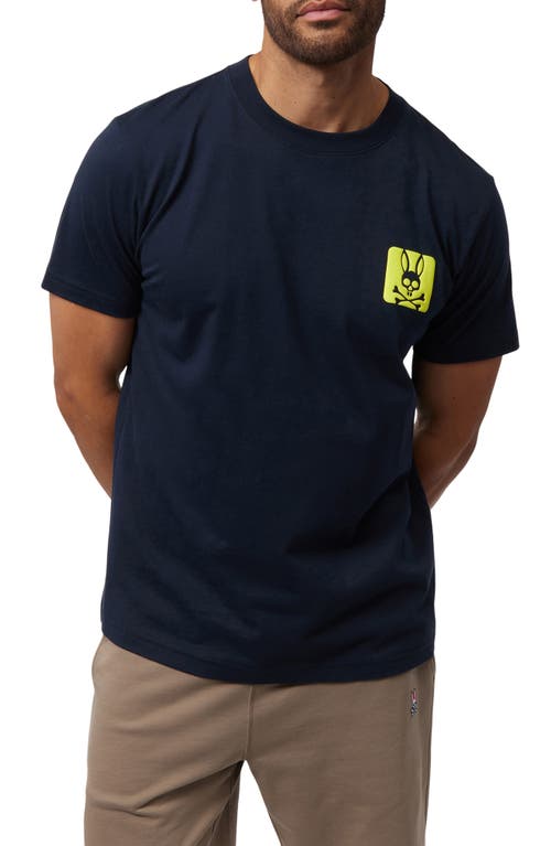 Psycho Bunny Lloyds Graphic Tee in Navy