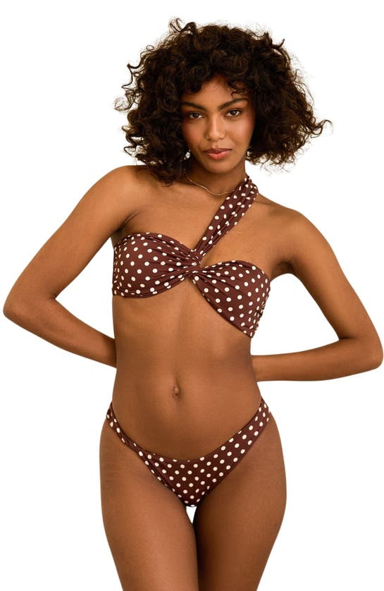 Shop Dippin Daisys Charlie Bottom In Dotted Brown