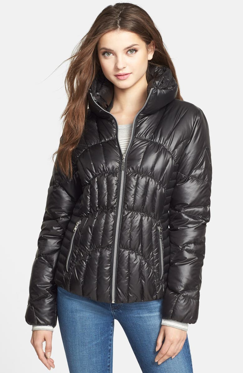 GUESS Fitted Down & Feather Jacket (Online Only) | Nordstrom