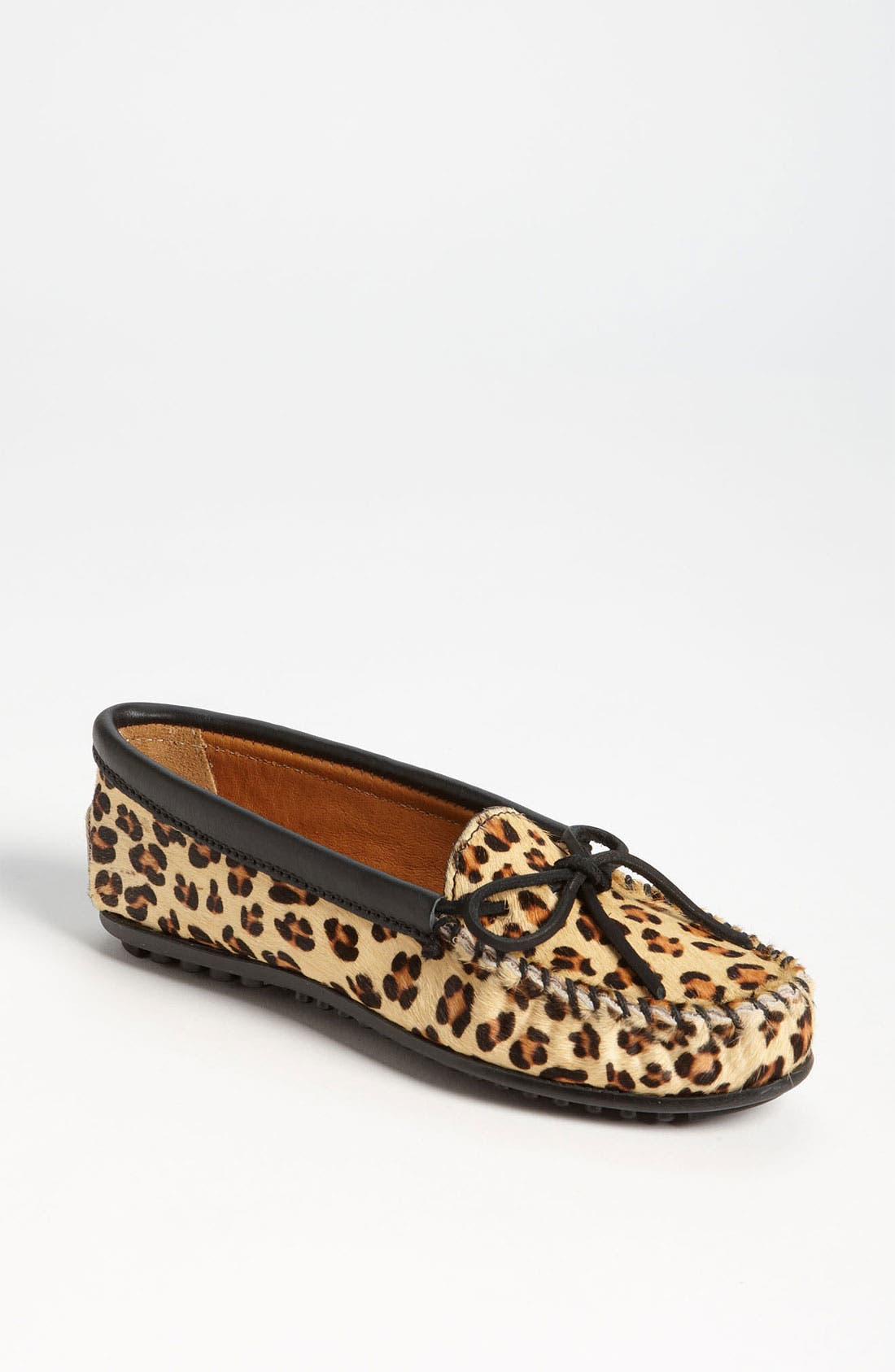 minnetonka full leopard moccasins