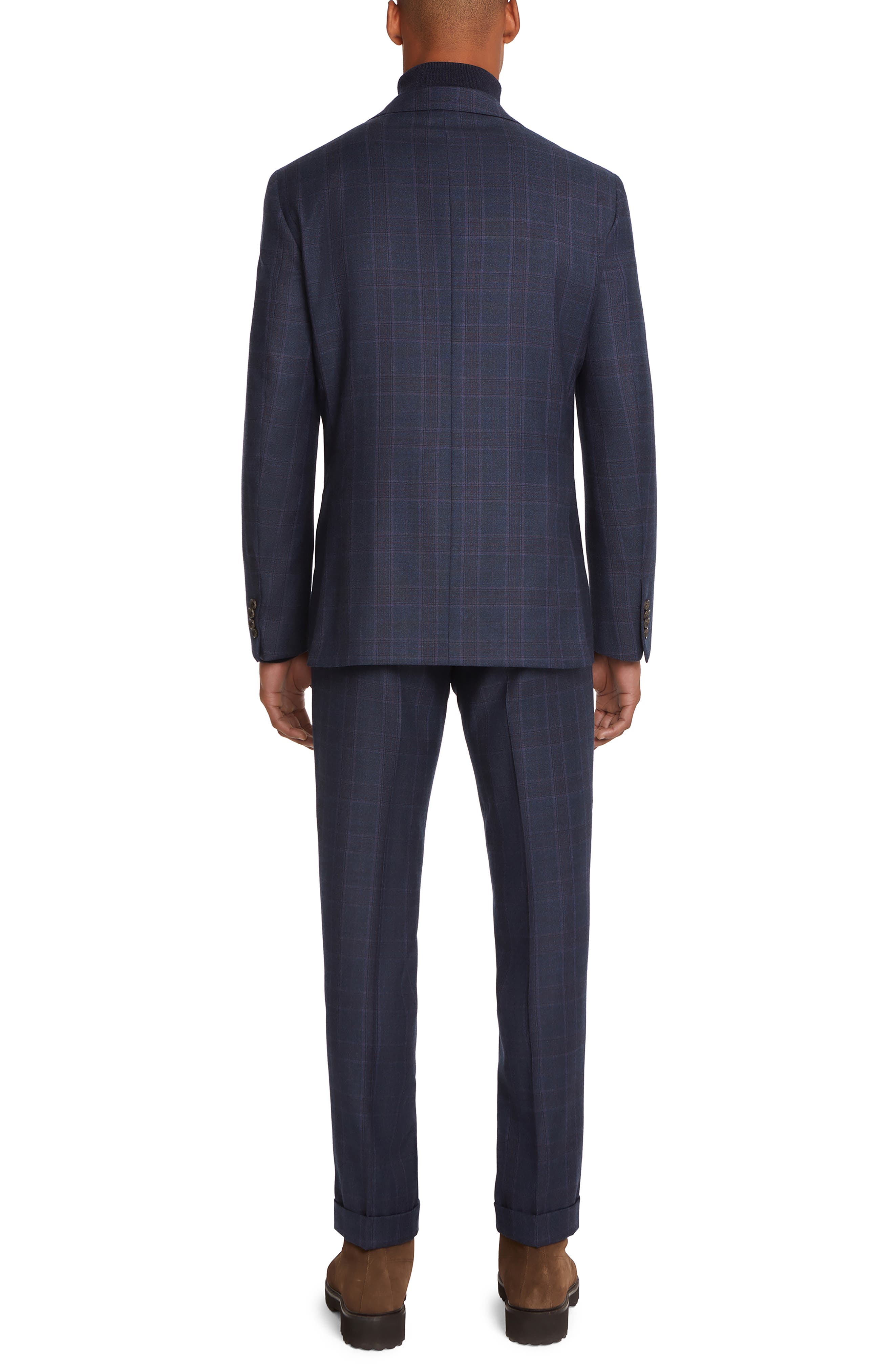 Jack Victor Esprit Soft Constructed Plaid Wool Suit Nordstrom