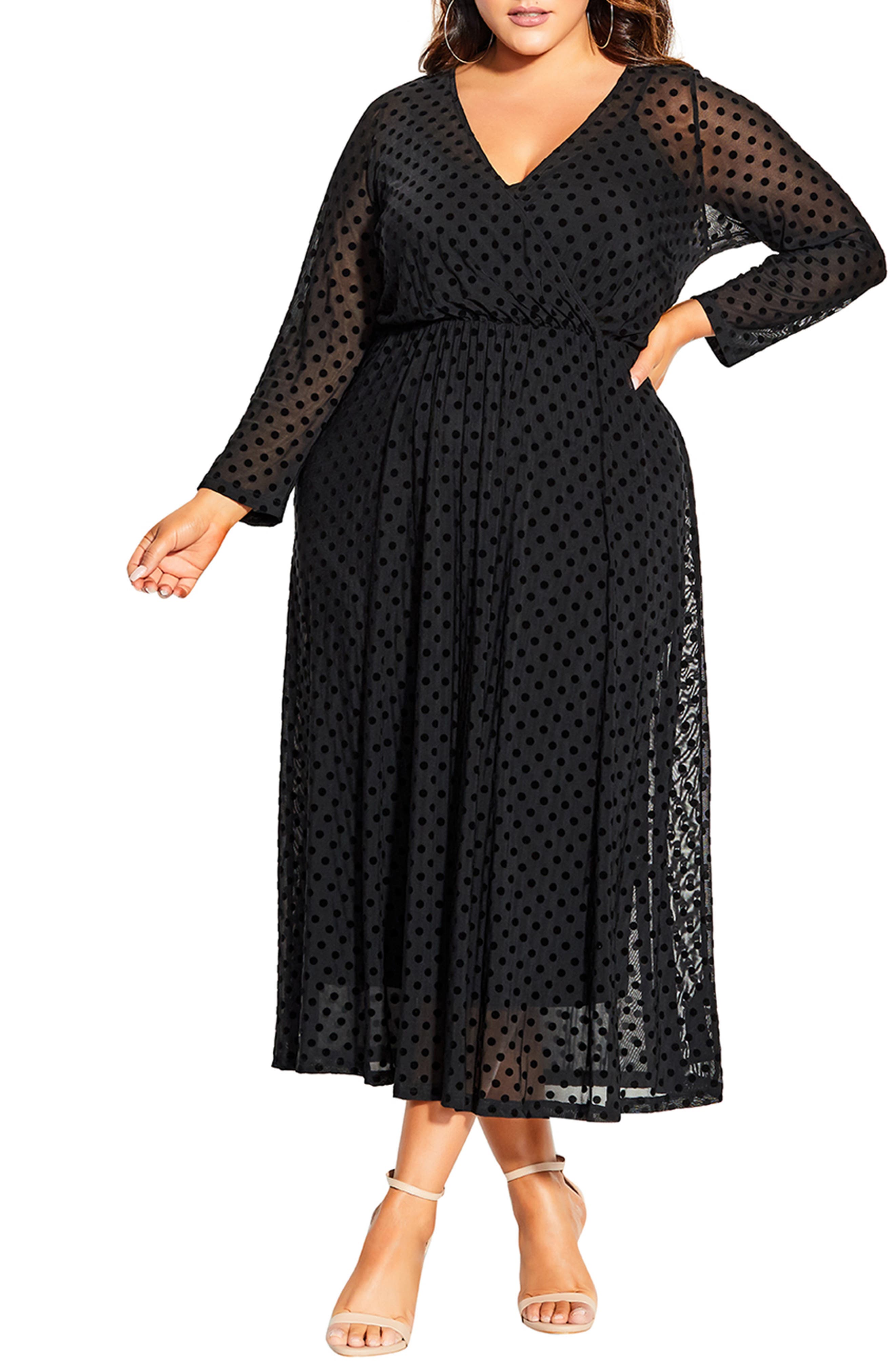 city chic long sleeve dress