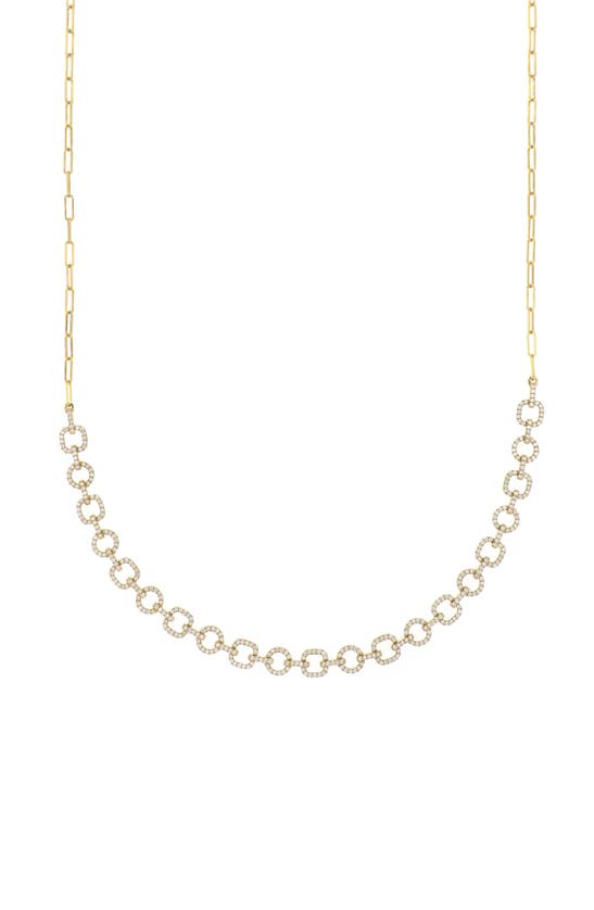 Bony Levy Varda Luxe Diamond Link Necklace In Gold/ Diamond
