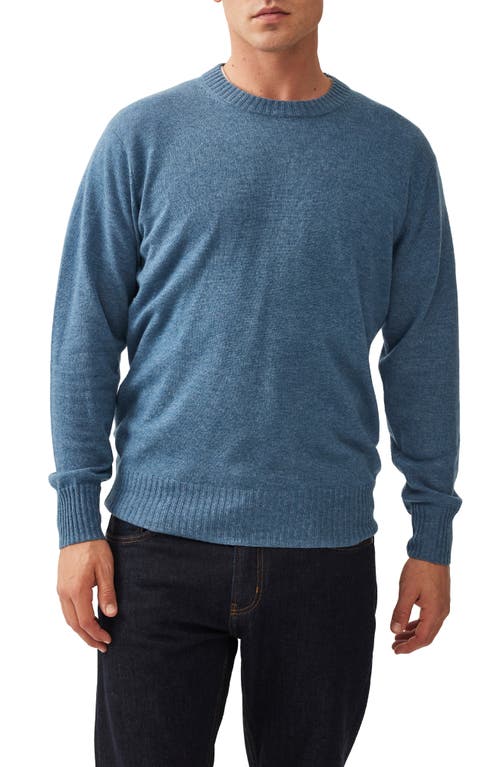 Rodd & Gunn Christchurch Wool & Cashmere Crewneck Sweater in Stonewash 