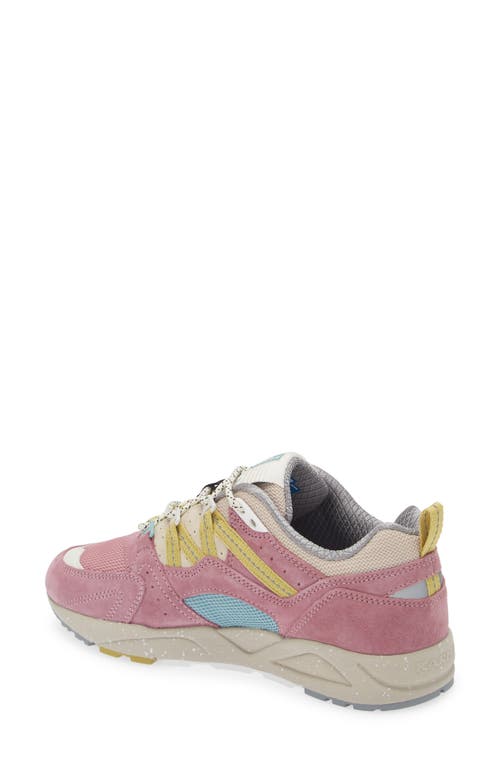 Shop Karhu Gender Inclusive Fusion 2.0 Sneaker In Lilas/golden Green