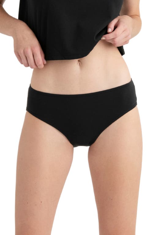 KENT 2-Pack Compostable Organic Cotton Hipster Briefs in Black