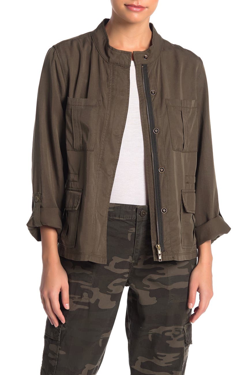 Sanctuary Lightweight Utility Pocket Jacket Nordstrom Rack