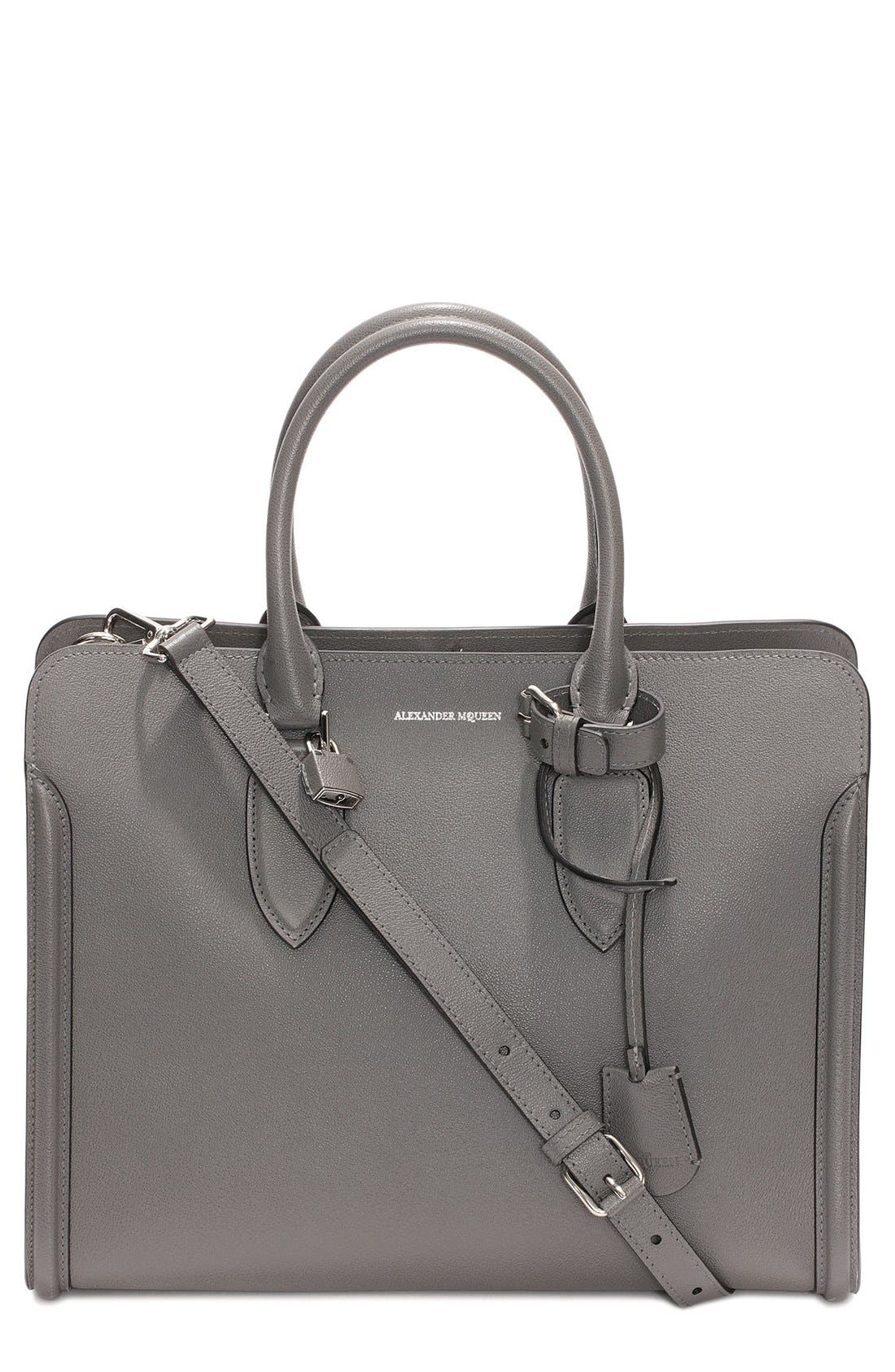 Alexander McQueen 'Heroine' Calfskin Leather Tote Nordstrom