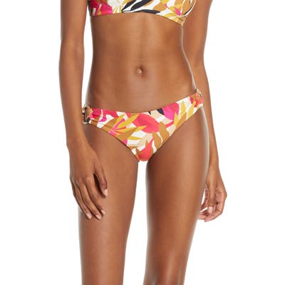 Billabong Tropic Nights Hawaii Low Rise Bikini Bottoms, Red