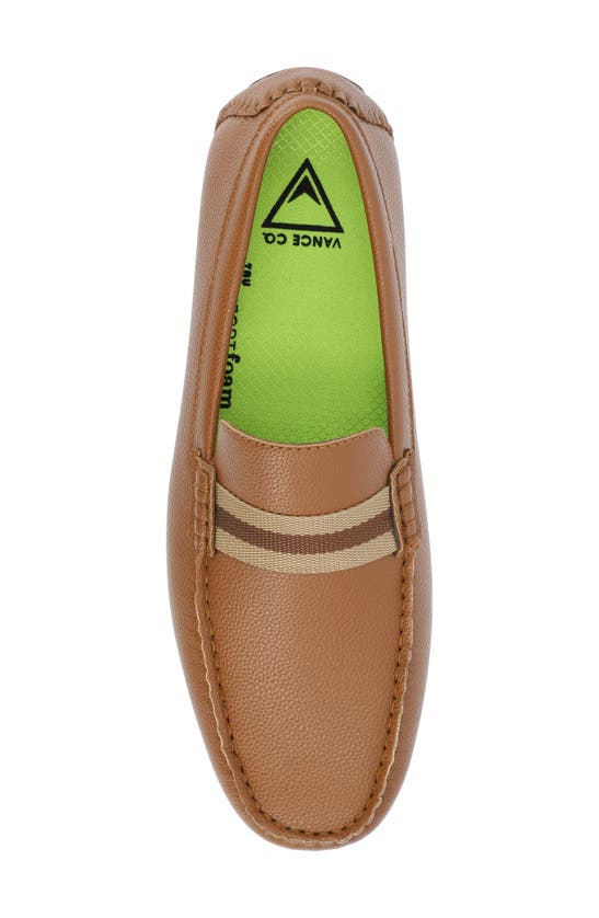 Vance Co. Griffin Tru Comfort Slip-on Driver In Cognac