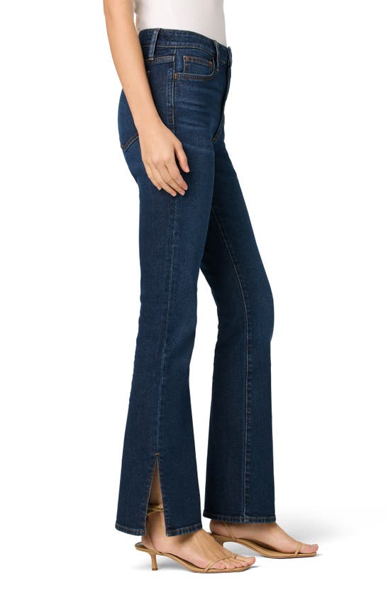 Shop Joe's High Waist Curvy Split Hem Bootcut Jeans In Electra