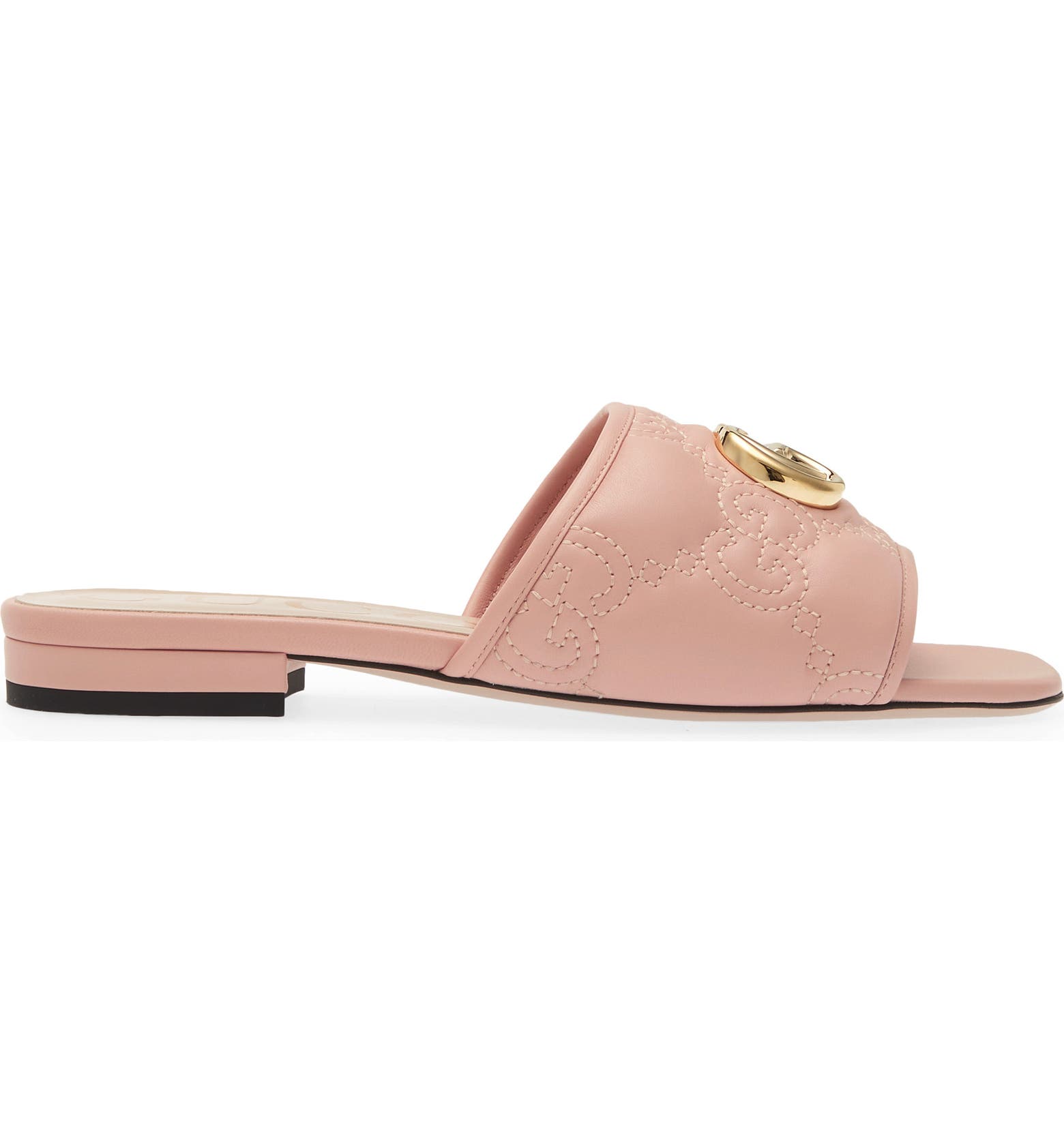 Gucci Jolie GG Matelassé Slide Sandal (Women) | Nordstrom