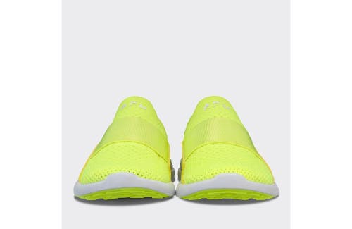 Apl Athletic Propulsion Labs Apl Youth's Techloom Bliss Slip-ons In Energy/white