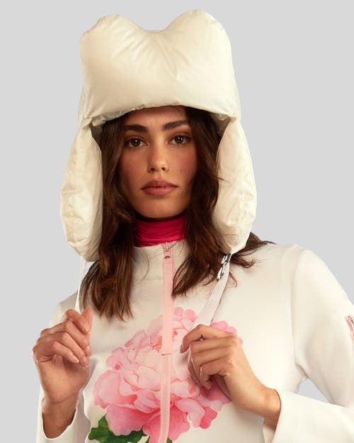Cynthia Rowley Cloud Trapper Hat In White