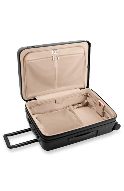 Briggs & Riley Sympatico Medium Expandable Spinner Suitcase 64cm In Black