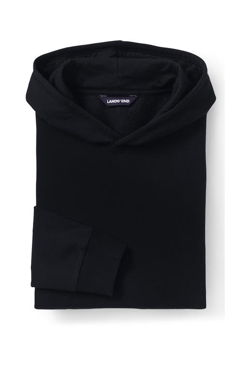 Lands' End School Uniform Adult Hooded Pullover Sweatshirt In Black