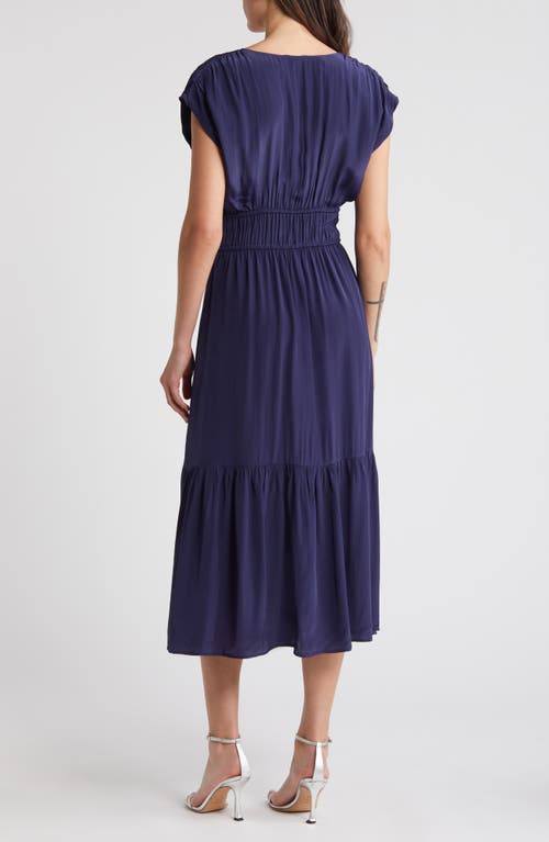 Shop Rails Aletta Tie Waist Midi Dress In Admiral Blue