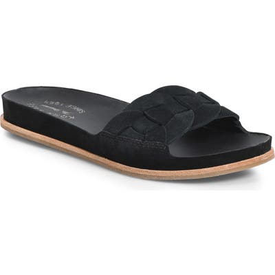 Kork-Ease Dolphin Slide Sandal, Black
