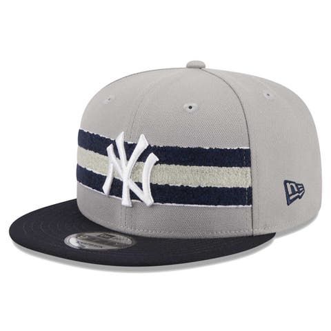 Casquette New York Yankees Iconic Lock Up Snapback de marque Fanatics pour  homme bleu marine/gris