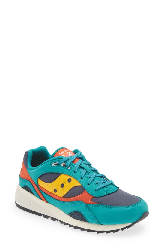 Saucony Shadow 6000 Changing Tides Sneakers In Teal/ Blue