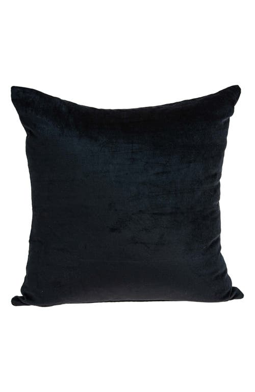 Parkland Collection Spano Solid Throw Pillow In Black